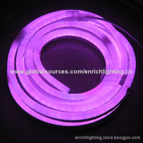 Flexible LED Neon Sign, 16 x 28mm, 80 Pieces of LEDs/Meter, 5W/Meter, IP65, 100% UnbreakableNew
